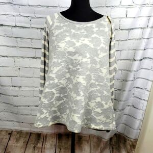 Lane Bryant sweater stripes back Size 18/20